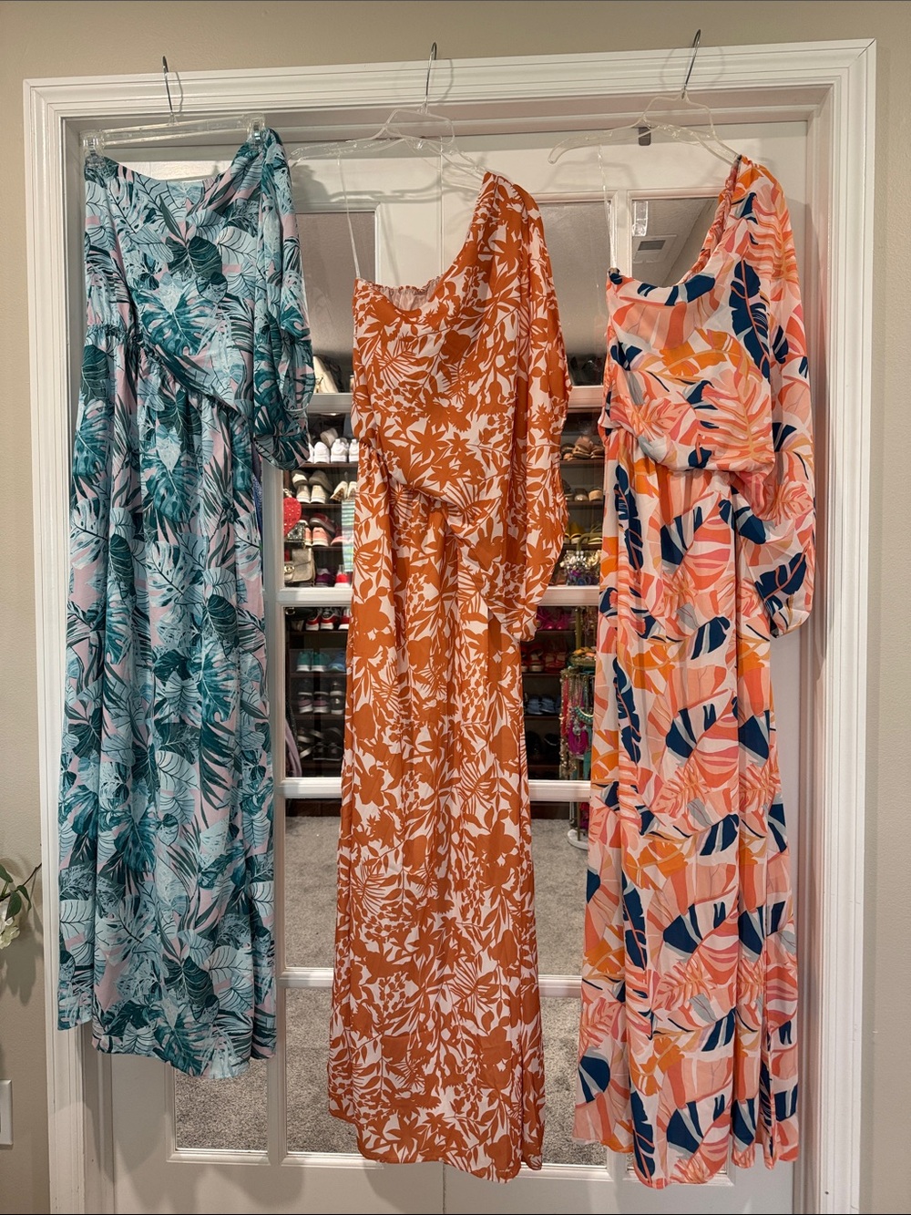 Pink Lily maxi dress off shoulder bundle